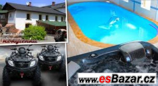 VELKÁ SLEVA TOHOTO TÝDNE- wellness pobyt+čtyřkolky – fotografie 1