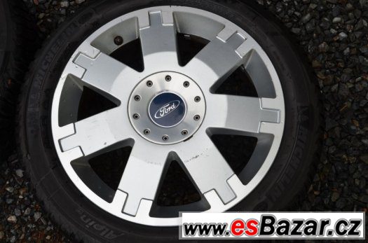 sada Ford ALU kol 17" s obutými Pneu 205/50 ZR17 – fotografie 2