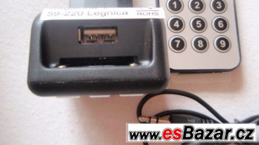 FM transmitter MP3 do auta s LCD 12V USB bluetooth SD nový – fotografie 4