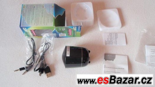 Přenosný bluetooth reproduktor k mobilu, 3,5 jack kabel – fotografie 2