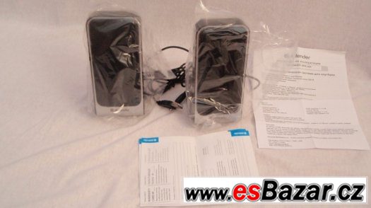 Reproduktory 2.0 přenosné 4W na USB k PC, notebooku, nové – fotografie 1