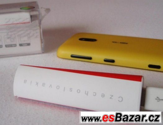 Přenosná CZ/SVK Powerbank externí baterie pro mobil + kabel – fotografie 5