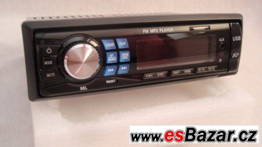 Nové FM autorádio MP3, USB, čtečka SD/MMC, 3,5 jack – fotografie 3