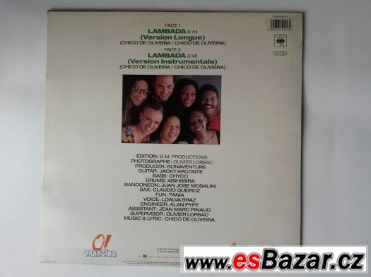 LP - kaoma - Lambada – fotografie 2