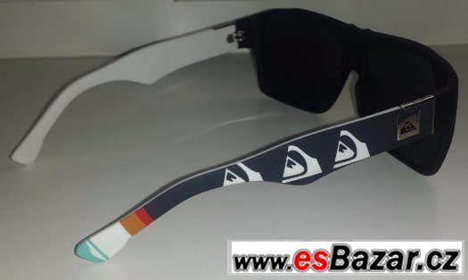 Sluneční brýle QuikSilver - černo-bíle s logem - nové – fotografie 2