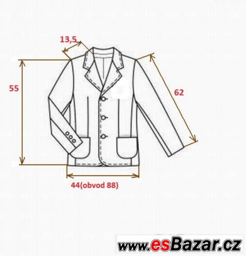 Dámské sako + spol. kalhoty + košile = 280,- – fotografie 5