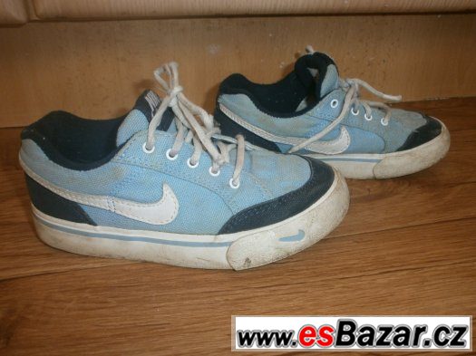 botičky NIKE,vel.27,modrobílé. – fotografie 3