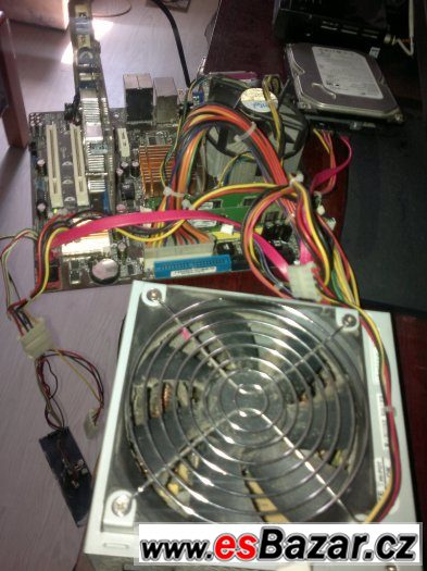 Prodám základní desku,hdd 160Gb, grafiku,ram 2Gb, zdroj 400W – fotografie 3