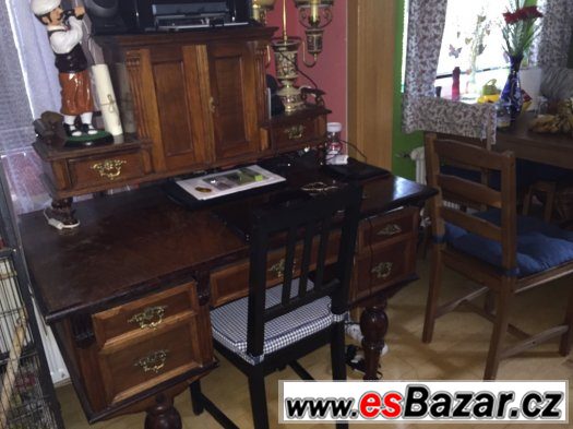 Psací stůl starožitný (17.stol.) – fotografie 1