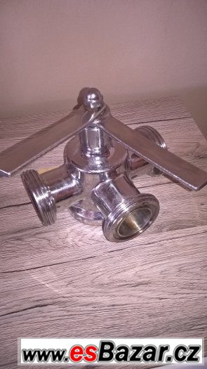 Trojcestný ventil-nerez – fotografie 1