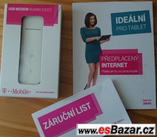 USB Modem Huawei E3372 + 200 kč – fotografie 1