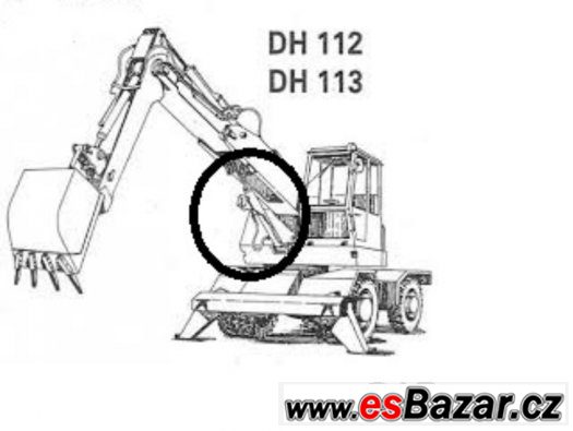 Díly na kolové rypadlo DH 112. – fotografie 1