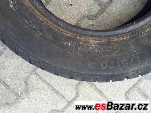 PRODÁM ZIMNÍ PNEU CONTINENTAL 175/70/14" – fotografie 3
