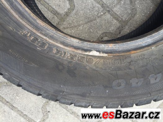 PRODÁM ZIMNÍ PNEU HANKOOK 195/65/14" – fotografie 3