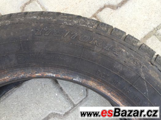 PRODÁM ZIMNÍ PNEU DUNLOP 175/70/14" – fotografie 3