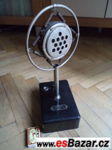 Starožitný mikrofon TELEGRAFIA, Public Reporter – fotografie 1