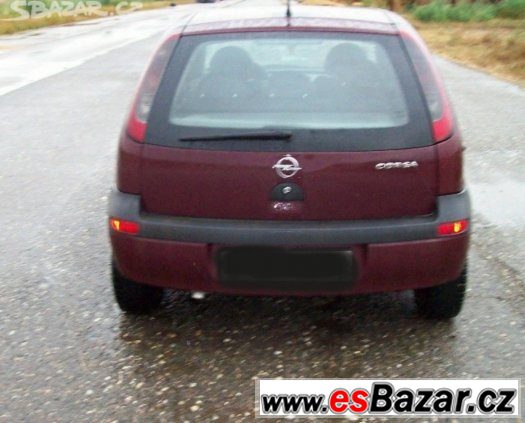 OPEL CORSA C 1,2 16V ECOTEC  39999kč – fotografie 3