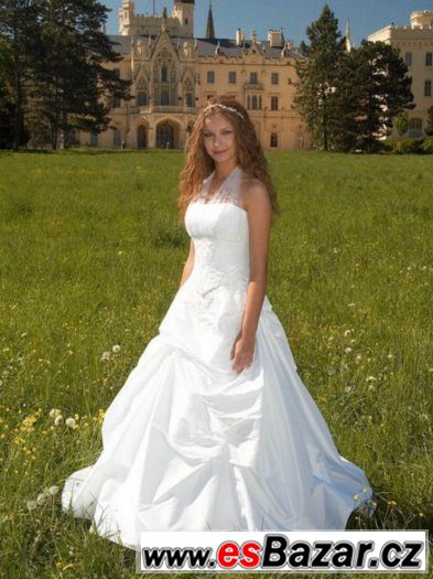 Úžasné svatební šaty zn.Romantica – fotografie 1