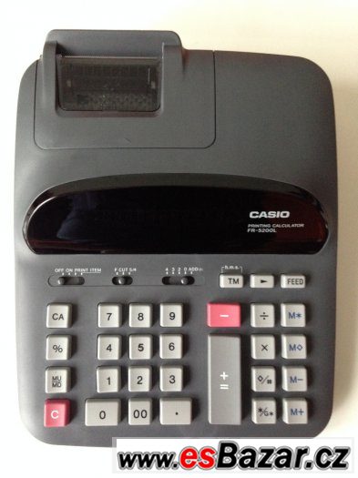 Kalkulačka CASIO FR 5200L gyb – fotografie 1