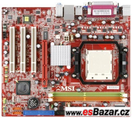 MSI Motherboard, Grafika, Zdroj, Ram a Procesor – fotografie 5