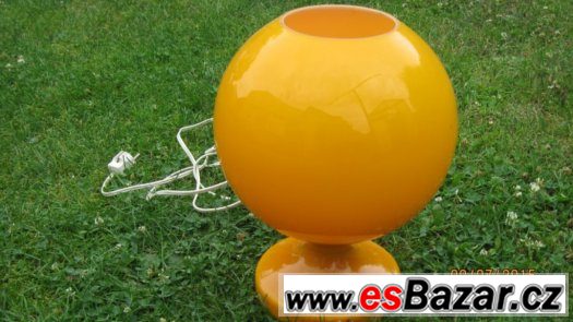 Lampička oranžová elektrická – fotografie 1