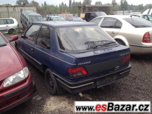 Prodám levně náhradní díly na Peugeot 309 1.9D 47kw typ moto – fotografie 2