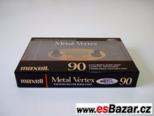 AUDIO KAZETA TYP METAL TDK SONY MAXELL – fotografie 1
