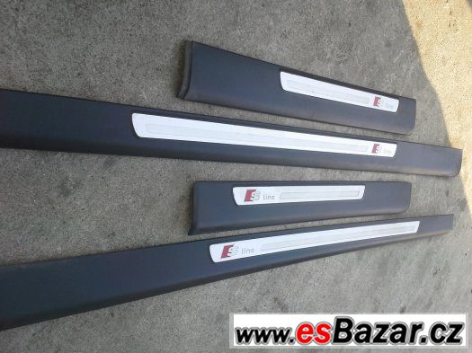 s line naslapy prahu audi A6 4f 2007 kryty prahu listy – fotografie 3