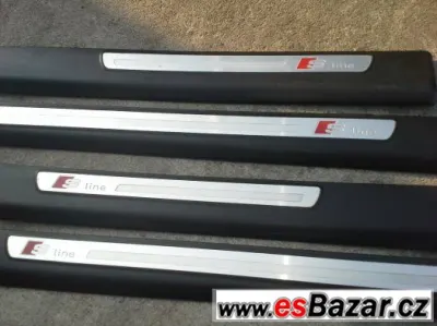 s line naslapy prahu audi A6 4f 2007 kryty prahu listy