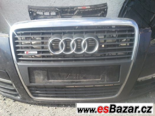audi a6 4f s line kapota chladicovka svetla blatnik sahara – fotografie 4