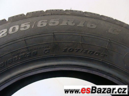 Nové zimní 205/65/16 107T Dunlop SP LT60 2ks – fotografie 5