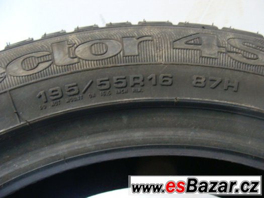 Nové 195/55/16 87H Goodyear Vector 4seasons 2ks – fotografie 4