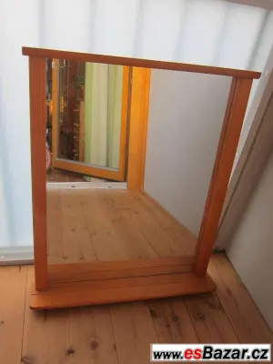 Zrcadlo 67x77, barva třešeň  