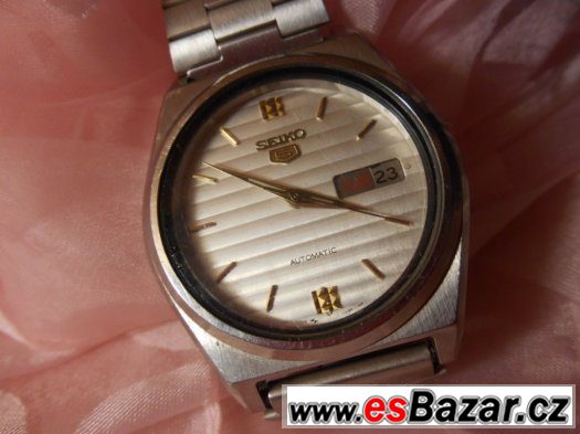 SEIKO Automatic - ocel, Aj a It den a datum - po repas – fotografie 1