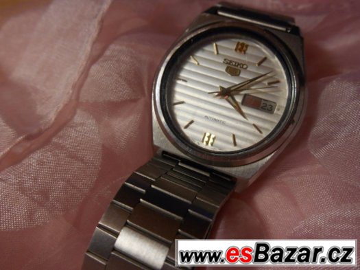 SEIKO Automatic - ocel, Aj a It den a datum - po repas – fotografie 5