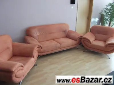 Sedací souprava oranžová