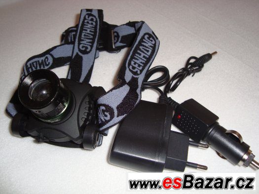 Profi nabíjecí čelovka Cree Led Zoom. – fotografie 1