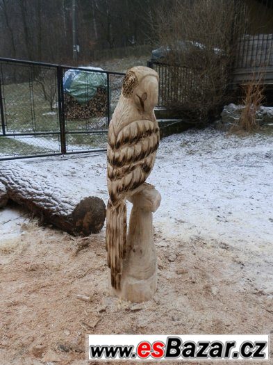 socha na zahradu, zahradní dekorace,dřevěná socha – fotografie 2