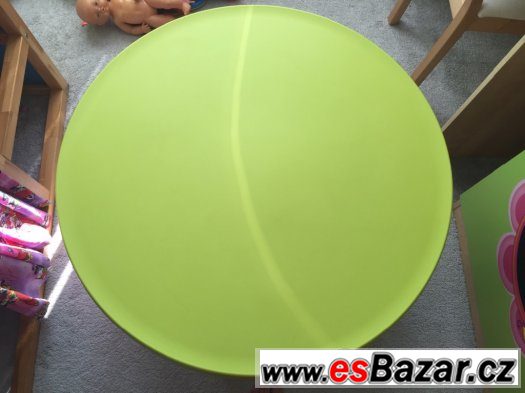 Zeleny detsky stul Ikea Mammut – fotografie 1