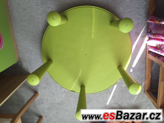 Zeleny detsky stul Ikea Mammut – fotografie 4