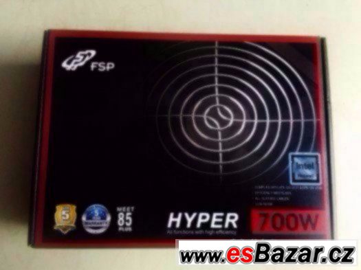 počitačový zdroj Fortron Hyper 700W-nový – fotografie 1