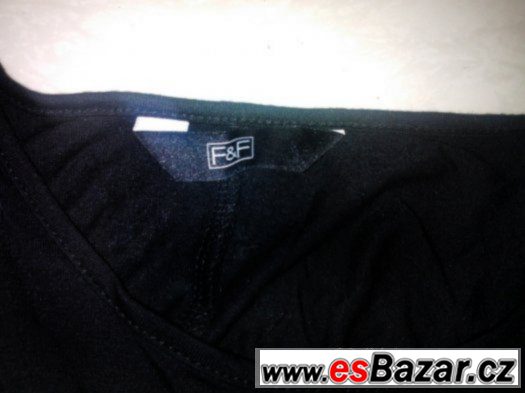 šaty nebo top černé barvy zn.F&F vel.S/M/L-nové – fotografie 3