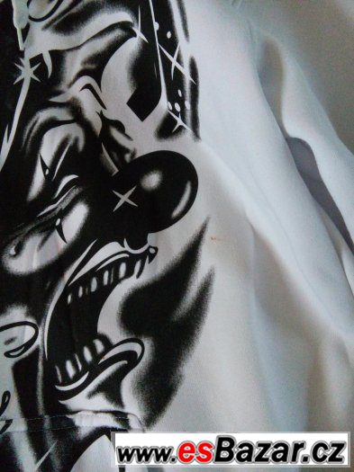 Hip Hopová mikina Townz Smile White XL – fotografie 3
