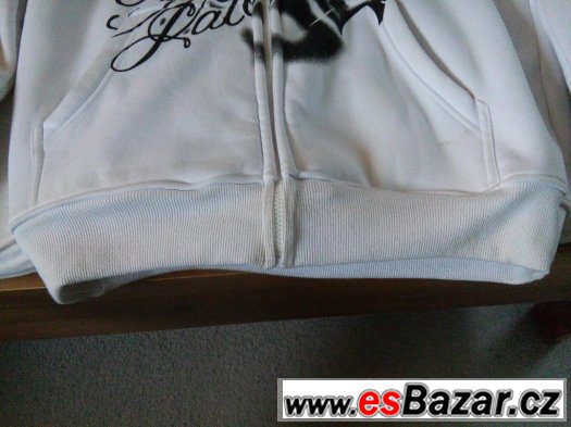 Hip Hopová mikina Townz Smile White XL – fotografie 5