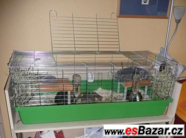 Velká klec pro hlodavce se skříňkou – fotografie 1