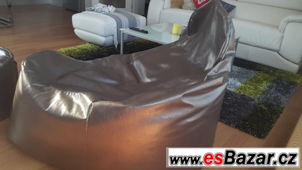 Sedací vak s taburetem – fotografie 2
