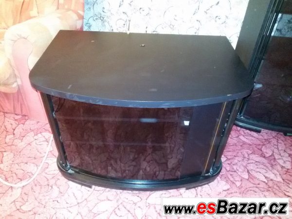 TV / Hifi skříňky (černé barvy) – fotografie 6