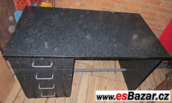 Stůl 150x65cm černý  – fotografie 3