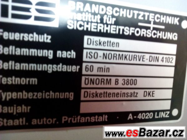 Trezor - skříňový - ohnivzdorný – fotografie 3