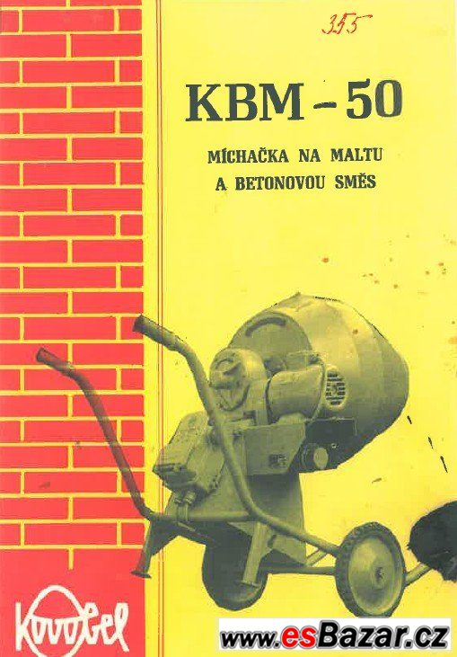 Stavební míchačku KMB-50 – fotografie 1